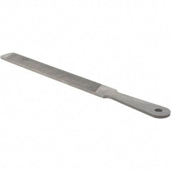 Value Collection - 10" Long, Flat American-Pattern File - Single, Double Cut, 3/16" Overall Thickness - USA Tool & Supply