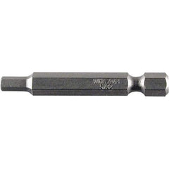 Wiha - 0.093" Power Bit - 1/4" Drive, 2" OAL - USA Tool & Supply