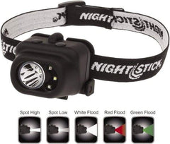 Bayco - LED Bulb, Hands-free Flashlight - Black Polycarbonate Body, AAA Batteries - USA Tool & Supply