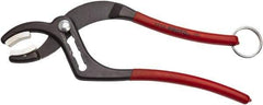 Proto - 9-1/2" OAL, 2-1/2" Max Capacity, 4 Position Tethered Tongue & Groove Pliers - Soft Curved Jaws, Plastisol Handles - USA Tool & Supply