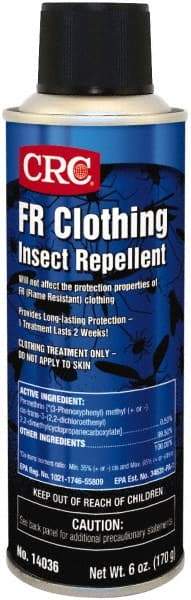 CRC - 8 oz DEET Free Insecticide - For Biting Flies, Chiggers, Fleas, Flying Insects, Gnats, Mosquitoes, Ticks - USA Tool & Supply