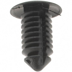 Value Collection - 8mm Hole Diam, Ratchet Shank, Nylon Panel Rivet - 8mm Material Thickness - USA Tool & Supply