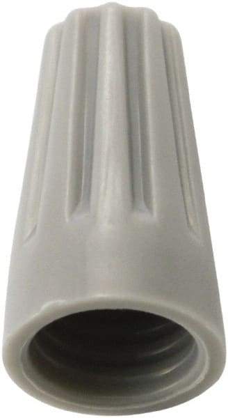 Value Collection - 1, 20 + & 1, 22 to 2, 16 AWG, Standard Twist on Wire Connector - Gray - USA Tool & Supply