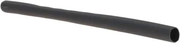 Value Collection - 6" Long Heat Shrink Electrical Tubing - Black - USA Tool & Supply