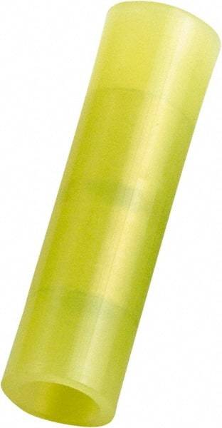 Value Collection - 12 to 10 AWG Compatible, Nylon Insulation, Crimp-On Butt Splice Terminal - Yellow - USA Tool & Supply