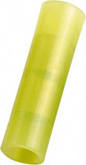 Value Collection - 12 to 10 AWG Compatible, Nylon Insulation, Crimp-On Butt Splice Terminal - Yellow - USA Tool & Supply