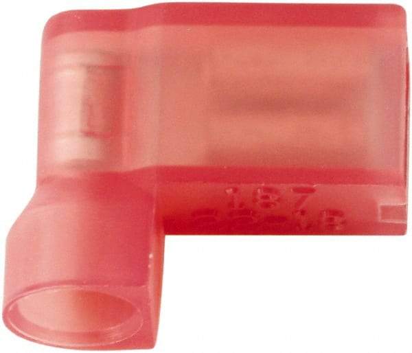 Value Collection - 22 to 18 AWG, Nylon, Partially Insulated, Female Wire Disconnect - 3/16" Wide Tab, Red, cUL Listed, RoHS Compliant, UL Listed - USA Tool & Supply