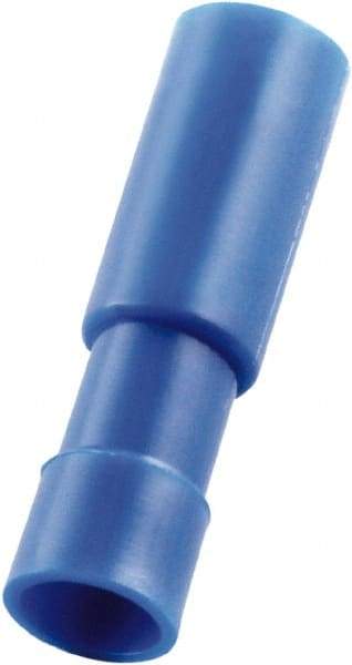 Value Collection - 16 to 14 AWG, Nylon, Fully Insulated, Female Wire Disconnect - 0.173" Wide Tab, Blue - USA Tool & Supply