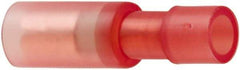 Value Collection - 22 to 16 AWG, Nylon, Fully Insulated, Female Wire Disconnect - 0.173" Wide Tab, Red - USA Tool & Supply