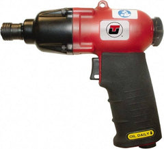 Universal Tool - 1/4" Bit Holder, 8,500 RPM, Pistol Grip Handle Air Screwdriver - 65 Ft/Lb Torque, 5 CFM - USA Tool & Supply