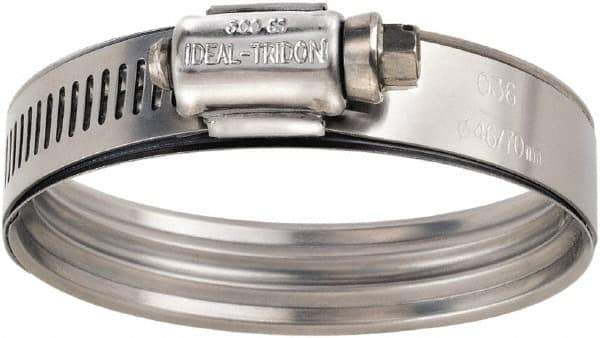 IDEAL TRIDON - 2-1/8" Hose, 9/16" Wide, Constant Torque Clamp - 1-11/16 to 2-9/16" Diam, Stainless Steel - USA Tool & Supply