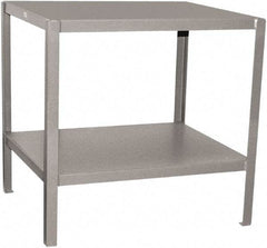 Jamco - 30 Wide x 18" Deep x 30" High, Steel Work Stand - Flat Top, Fixed Legs, Gray - USA Tool & Supply