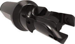Allied Machine and Engineering - 18 to 20mm Diam, Straight Shank, 25.4mm Body Shank Diam, Combo Chamfer and Countersink Drill - TCMT 110204 Insert, 113.9mm OAL - USA Tool & Supply