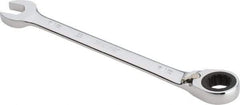 Proto - 1/2" 12 Point Combination Wrench - 0° Offset Angle, 7" OAL, Steel, Chrome Finish - USA Tool & Supply