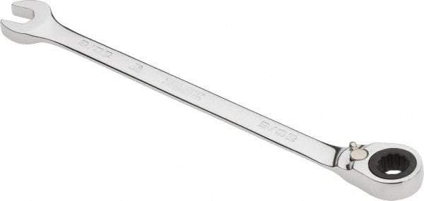 Proto - 9/32" 12 Point Combination Wrench - 0° Offset Angle, 5-1/2" OAL, Steel, Chrome Finish - USA Tool & Supply