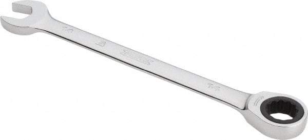 Proto - 14mm 12 Point Combination Wrench - 0° Offset Angle, 7-1/2" OAL, Steel, Chrome Finish - USA Tool & Supply