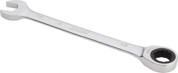 Proto - 16mm 12 Point Combination Wrench - 0° Offset Angle, 8-3/16" OAL, Steel, Chrome Finish - USA Tool & Supply
