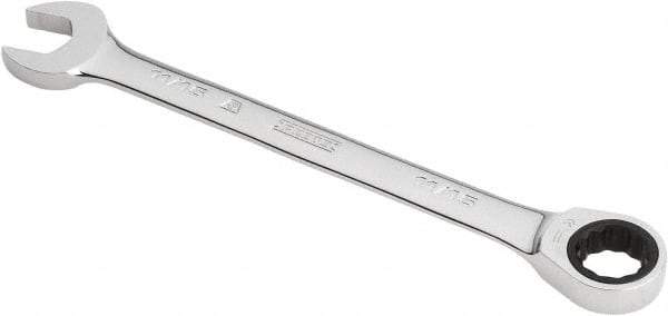 Proto - 11/16" 12 Point Combination Wrench - 0° Offset Angle, 8-7/8" OAL, Steel, Chrome Finish - USA Tool & Supply