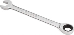 Proto - 11/16" 12 Point Combination Wrench - 0° Offset Angle, 8-7/8" OAL, Steel, Chrome Finish - USA Tool & Supply