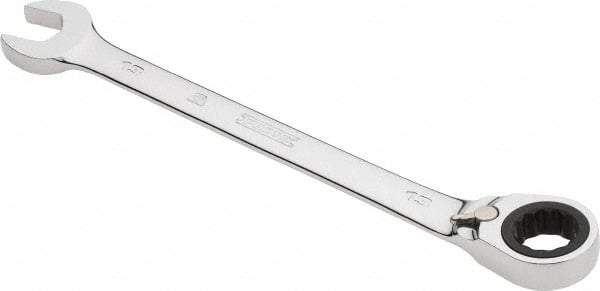 Proto - 13mm 12 Point Combination Wrench - 0° Offset Angle, 7" OAL, Steel, Chrome Finish - USA Tool & Supply