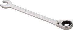 Proto - 1-1/4" 12 Point Combination Wrench - 0° Offset Angle, 16-3/4" OAL, Steel, Chrome Finish - USA Tool & Supply
