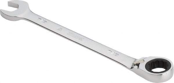 Proto - 7/8" 12 Point Combination Wrench - 0° Offset Angle, 11-7/16" OAL, Steel, Chrome Finish - USA Tool & Supply