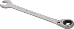 Proto - 1-1/8" 12 Point Combination Wrench - 0° Offset Angle, 15-7/8" OAL, Steel, Chrome Finish - USA Tool & Supply