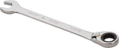 Proto - 1-1/16" 12 Point Combination Wrench - 0° Offset Angle, 14-1/8" OAL, Steel, Chrome Finish - USA Tool & Supply