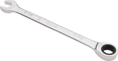 Proto - 7/16" 12 Point Combination Wrench - 0° Offset Angle, 6-1/2" OAL, Steel, Chrome Finish - USA Tool & Supply