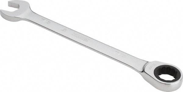 Proto - 7/8" 12 Point Combination Wrench - 0° Offset Angle, 11-7/16" OAL, Steel, Chrome Finish - USA Tool & Supply