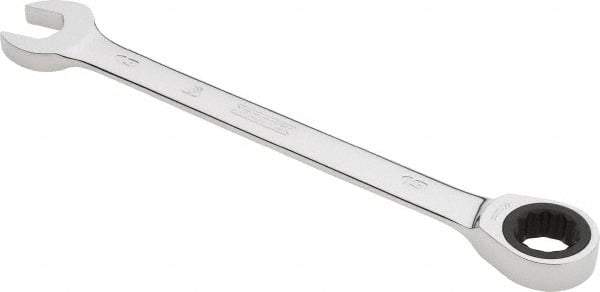 Proto - 13mm 12 Point Combination Wrench - 0° Offset Angle, 7" OAL, Steel, Chrome Finish - USA Tool & Supply