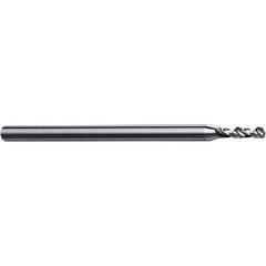 Accupro - 0.25mm, 120° Point, Solid Carbide Micro Drill Bit - USA Tool & Supply