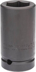 Proto - 1" Drive 35mm Deep Impact Socket - 6 Points, 4" OAL - USA Tool & Supply