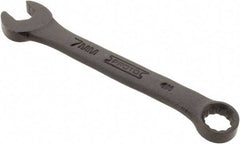 Proto - 7mm 12 Point Offset Combination Wrench - 15° Offset Angle, 3-3/8" OAL, Steel, Black Finish - USA Tool & Supply