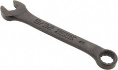 Proto - 9/32" 12 Point Offset Combination Wrench - 15° Offset Angle, 3-25/64" OAL, Steel, Black Finish - USA Tool & Supply