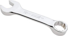 Proto - 18mm 12 Point Offset Combination Wrench - 15° Offset Angle, 5-1/4" OAL, Steel, Chrome Finish - USA Tool & Supply