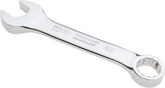 Proto - 11mm 12 Point Offset Combination Wrench - 15° Offset Angle, 3-15/16" OAL, Steel, Chrome Finish - USA Tool & Supply