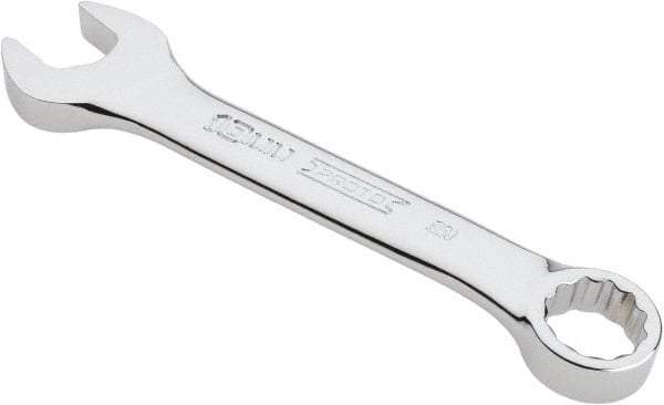 Proto - 10mm 12 Point Offset Combination Wrench - 15° Offset Angle, 3-3/4" OAL, Steel, Chrome Finish - USA Tool & Supply