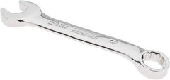 Proto - 9mm 12 Point Offset Combination Wrench - 15° Offset Angle, 5-1/16" OAL, Steel, Chrome Finish - USA Tool & Supply