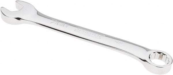 Proto - 7mm 12 Point Offset Combination Wrench - 15° Offset Angle, 3-3/8" OAL, Steel, Chrome Finish - USA Tool & Supply