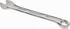 Proto - 6mm 12 Point Offset Combination Wrench - 15° Offset Angle, 3-1/4" OAL, Steel, Chrome Finish - USA Tool & Supply