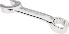 Proto - 3/4" 12 Point Offset Combination Wrench - 15° Offset Angle, 5-25/64" OAL, Steel, Chrome Finish - USA Tool & Supply