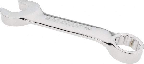 Proto - 5/8" 12 Point Offset Combination Wrench - 15° Offset Angle, 4-13/16" OAL, Steel, Chrome Finish - USA Tool & Supply