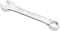 Proto - 3/8" 12 Point Offset Combination Wrench - 15° Offset Angle, 3-3/4" OAL, Steel, Chrome Finish - USA Tool & Supply