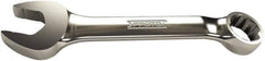Proto - 11/32" 12 Point Offset Combination Wrench - 15° Offset Angle, 3-5/8" OAL, Steel, Chrome Finish - USA Tool & Supply