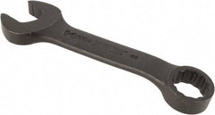 Proto - 14mm 12 Point Offset Combination Wrench - 15° Offset Angle, 4-1/2" OAL, Steel, Black Finish - USA Tool & Supply