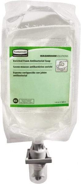 Rubbermaid - 1,100 mL Dispenser Refill Foam Soap - Clear, Fragrance Free Scent - USA Tool & Supply