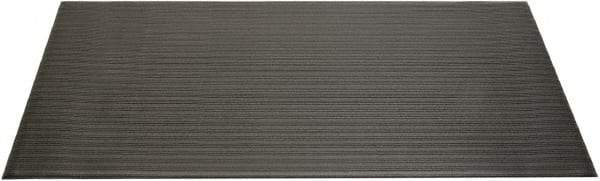 Ability One - 5' Long x 3' Wide, Dry Environment, Anti-Fatigue Matting - Black, Vinyl with Vinyl Sponge Base, Beveled - USA Tool & Supply