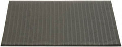 Ability One - 3' Long x 2' Wide, Dry Environment, Anti-Fatigue Matting - Black, Vinyl with Vinyl Sponge Base, Beveled - USA Tool & Supply