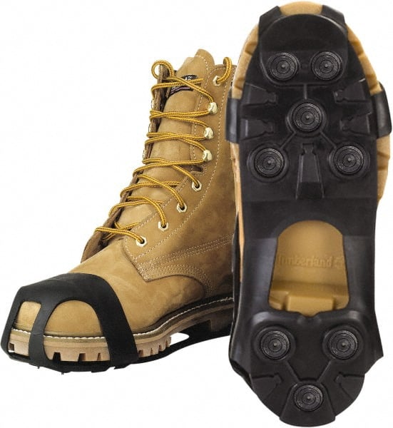 Winter Walking - Ice Traction Footwear Footwear Style: Strap-On Cleat Traction Type: Steel Studs - USA Tool & Supply